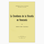 La enseñanza de la filosofía en Venezuela